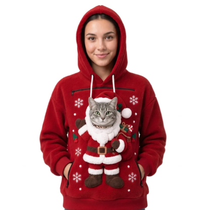 Sudadera con perros navideña