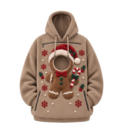 Sudadera con perros navideña