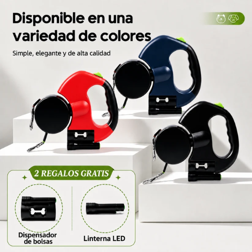 Dogia™ - Correa retráctil doble para 2 perros